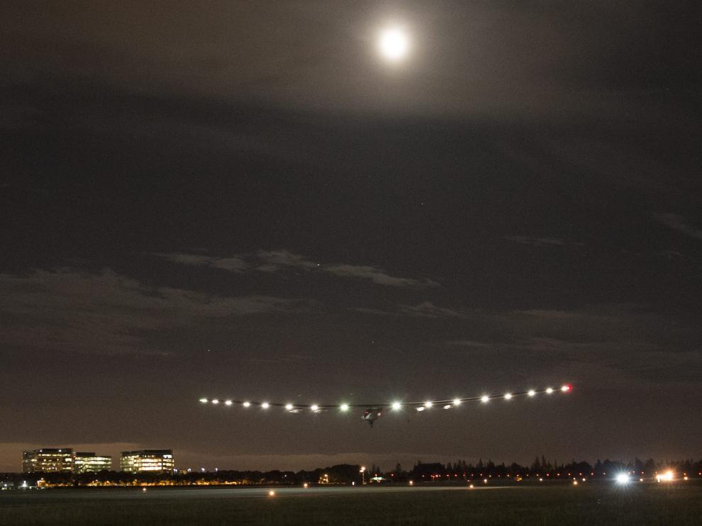 El avión impulsado con energía solar
