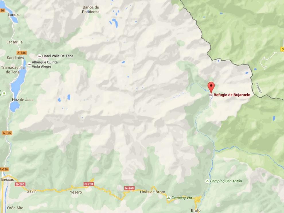 El viernes durmió en el refugio de Bujaruelo, de donde salió la mañana del día 23 para hacer un recorrido por el valle del Ar