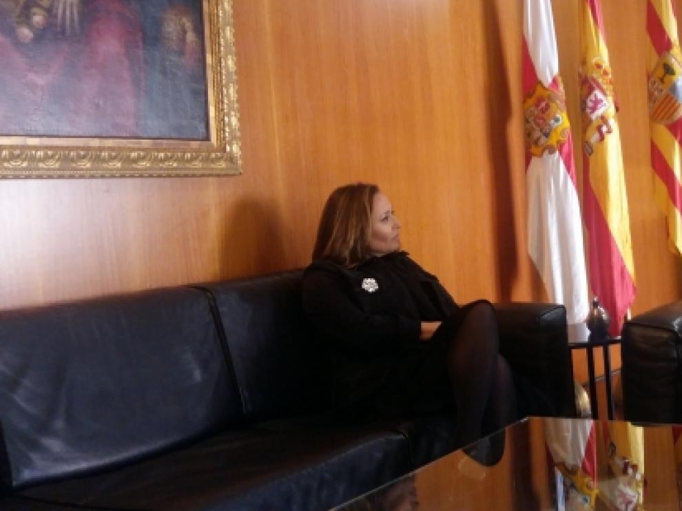 Reunión entre la consejera de Educación, Mayte Pérez, y el presidente de la DPH, Miguel Gracia.
