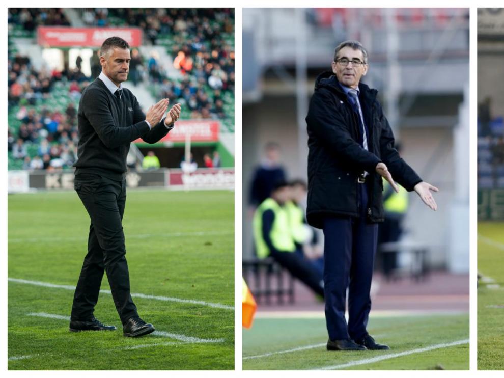 Carreras, Vázquez y Anquela, tres de los entrenadores que han debutado esta temporada