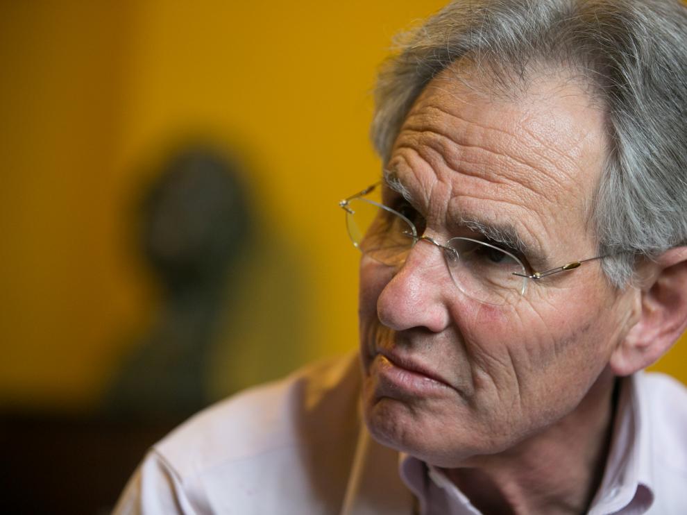 Jon Kabat-Zinn, creador de la técnica mindfulness, durante su estancia en Zaragoza.