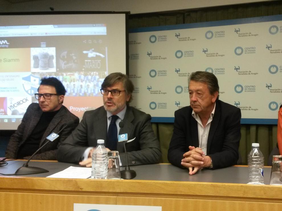 Una imagen de la presentación de la campaña de crowdfunding del Ebro