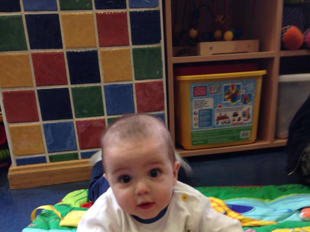 David, que ahora tiene seis meses, nació libre de la mutación de un gen del cáncer de mama.