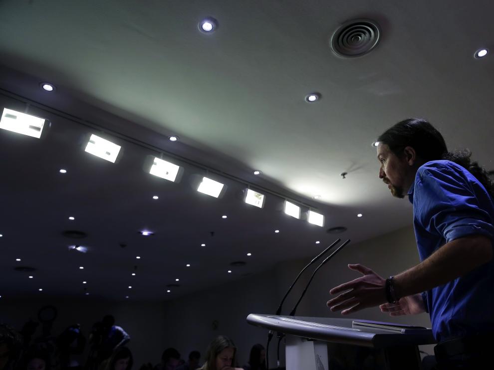 El líder de Podemos, Pablo Iglesias.