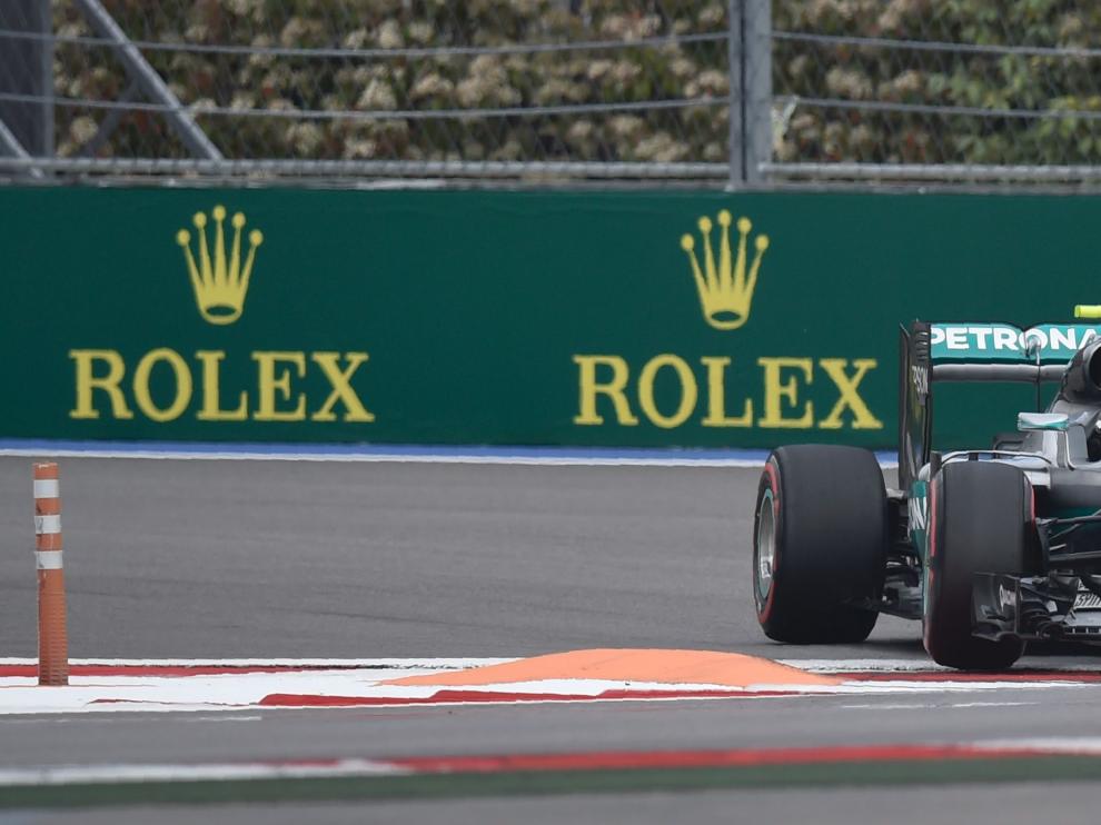 Nico Rosberg rodando este sábado en Sochi.