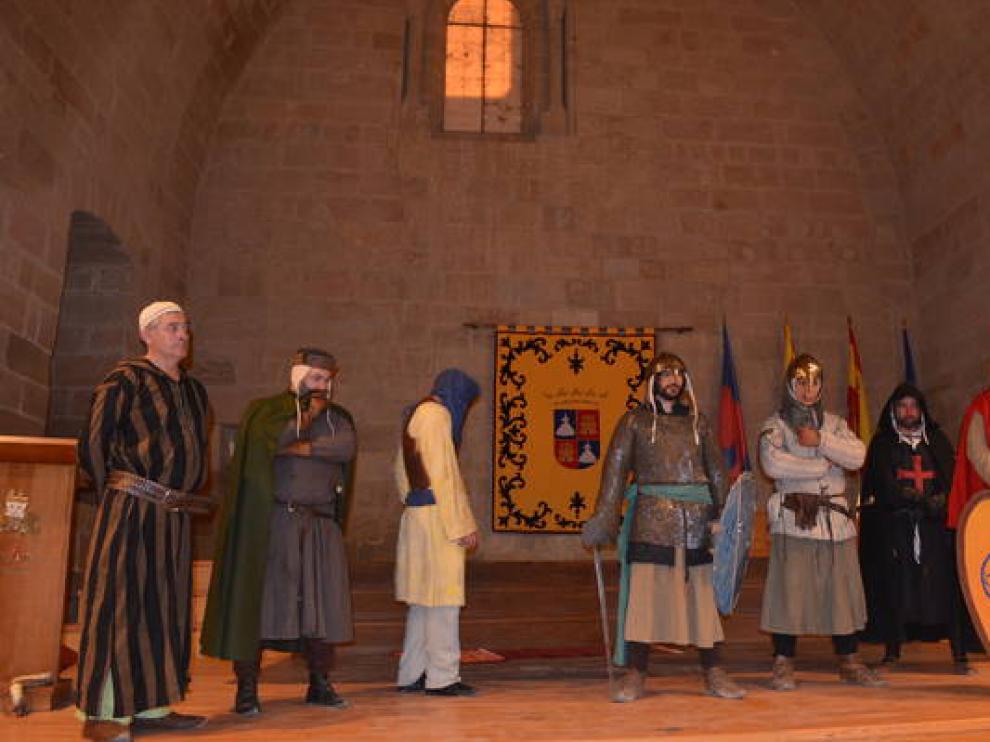 Recreación en el castillo de Monzón