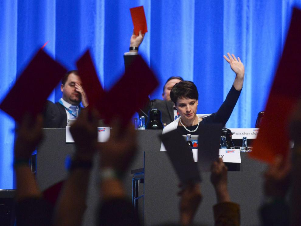 Frauke Petry, presidenta del partido Alternativa por Alemania (AfD)