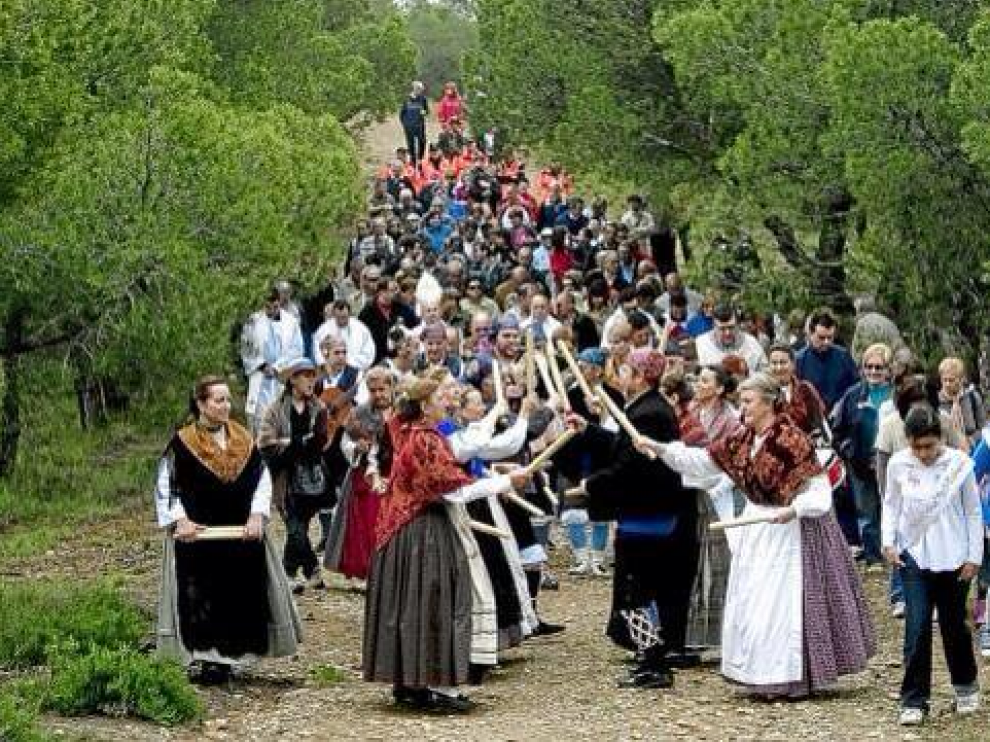 Romería a la Ermita de San Gregorio, en una imagen de archivo.