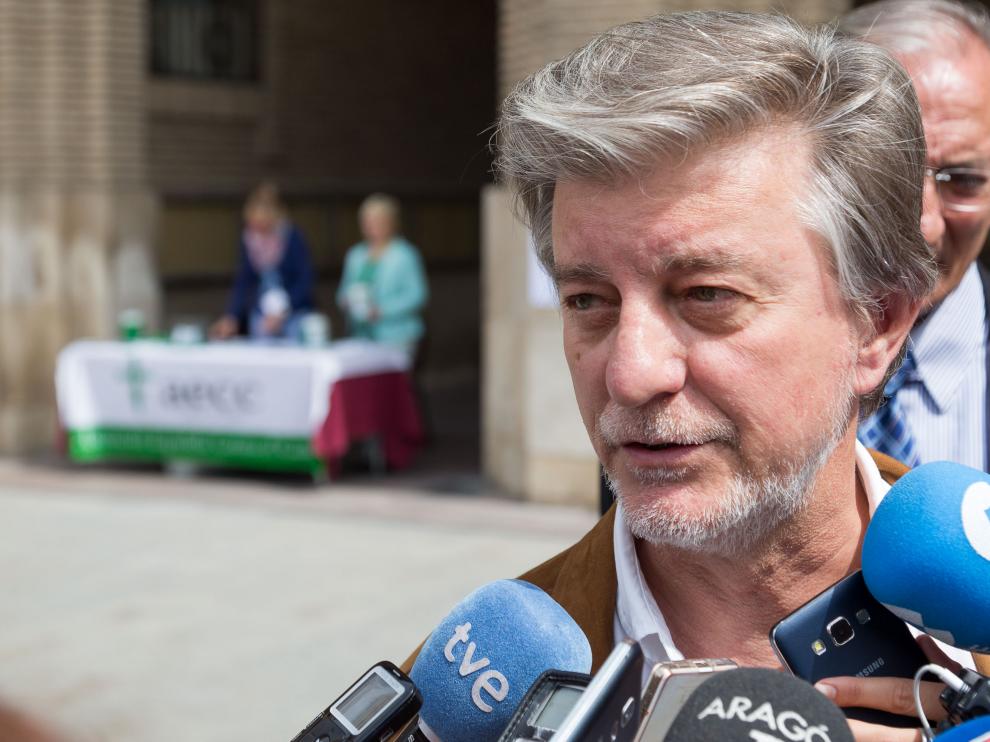 El alcalde de Zaragoza, Pedro Santisteve.