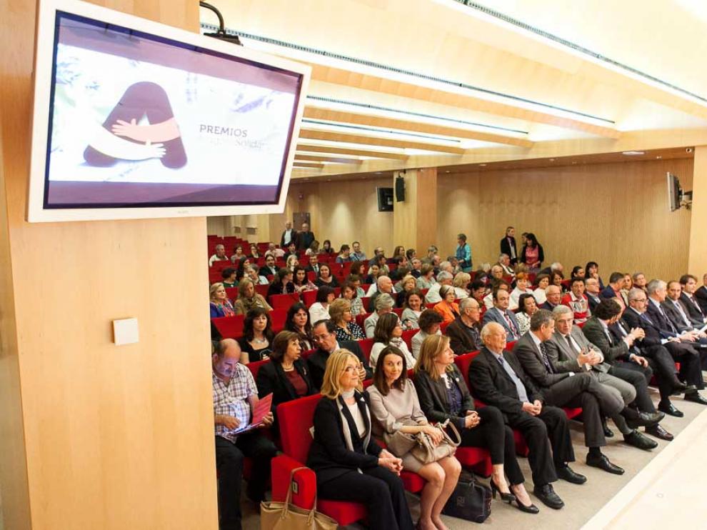 Entrega de premios Aragón Solidario en el Patio de la Infanta