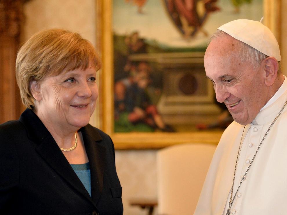 Entrega del premio Carlomagno en el Vaticano