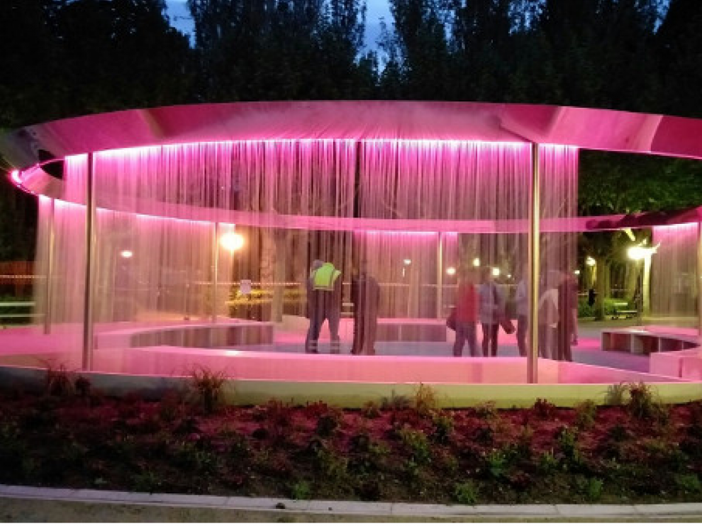 Fuente del Parque Miguel Servet de Huesca
