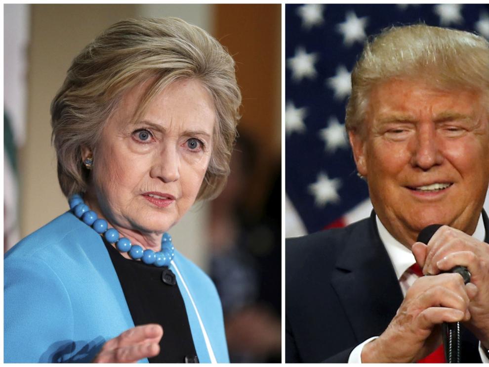 Hillary Clinton y Donald Trump.