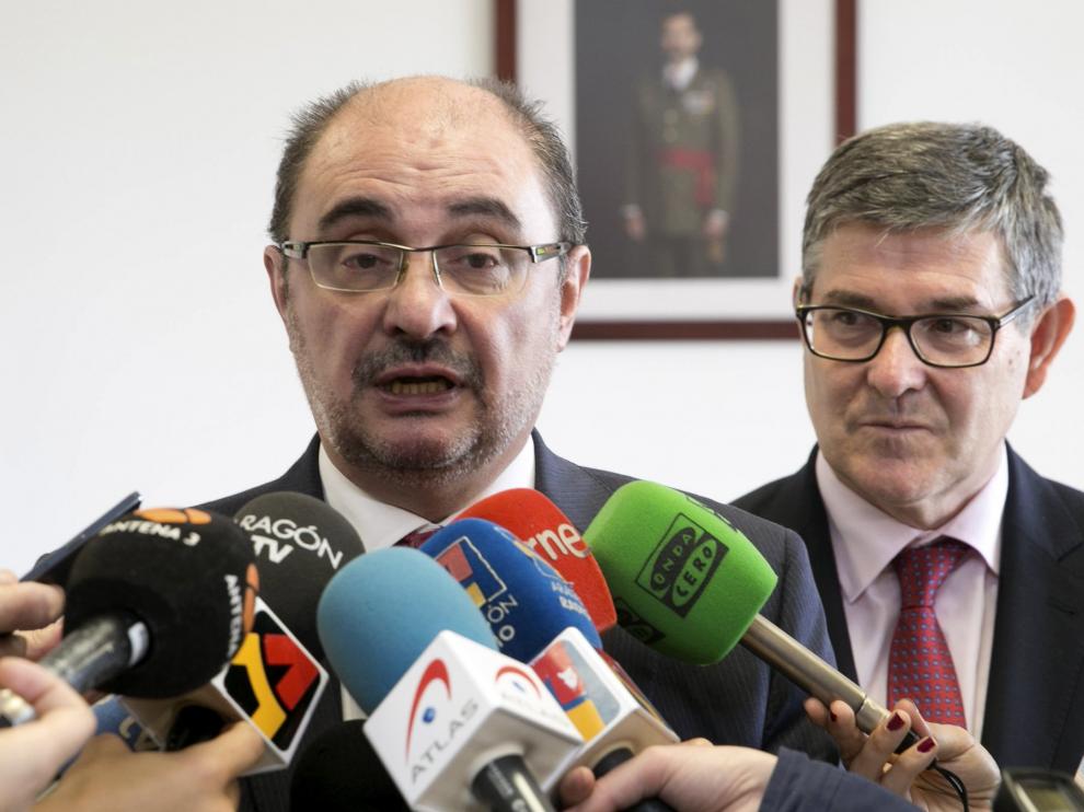 El presidente del Gobierno de Aragón, Javier Lambán.