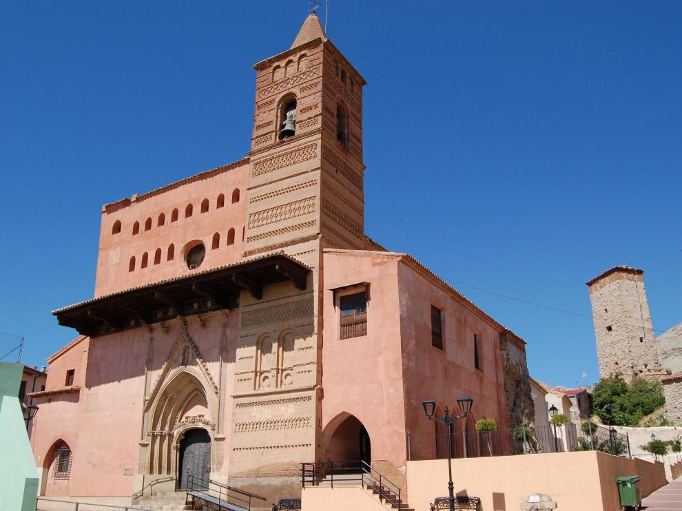 En los muros de las iglesias de Maluenda se han contabilizado más de 100 inscripciones