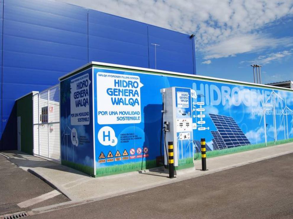 Estación hidrogenera en el Parque Tecnológico Walqa