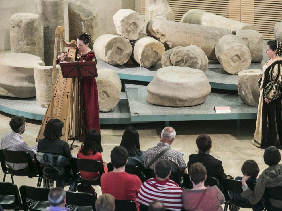 Un acto en el zaragozano Museo del Foro.