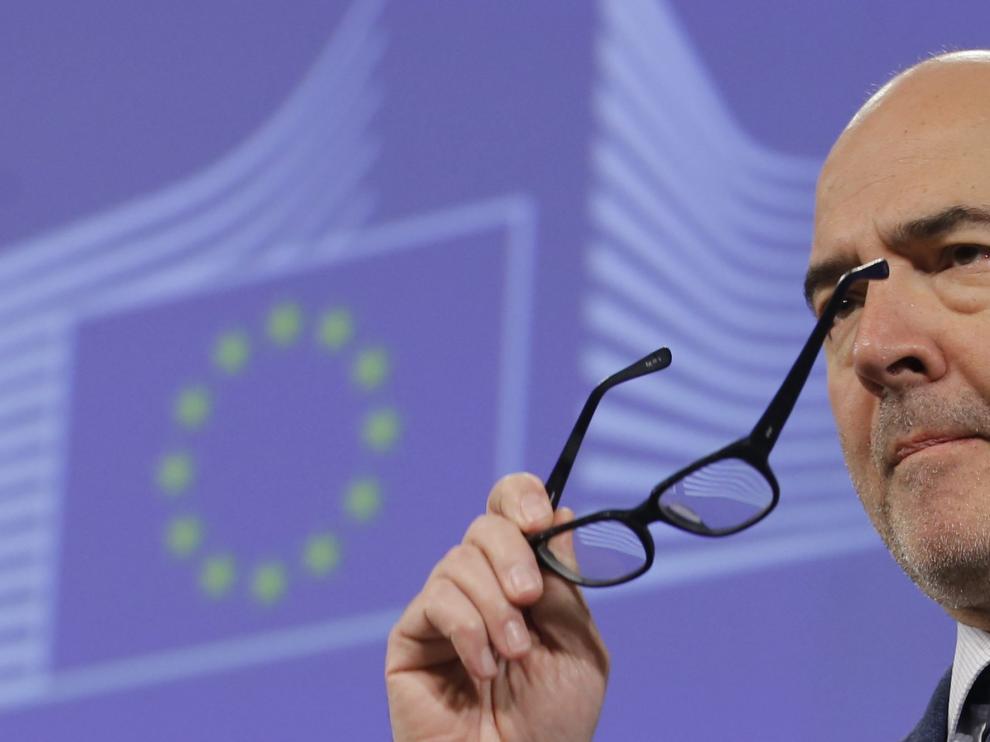 El comisario europeo de Asuntos Económicos, Pierre Moscovivi.