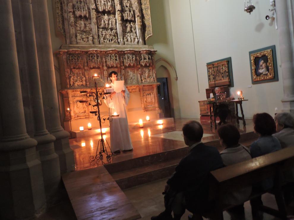 Un momento del acto en el Museo Diocesano de Huesca.