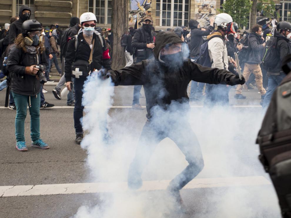 Manifestación en París