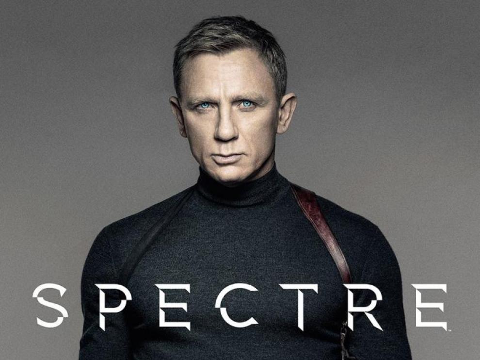 Cartel de la película de 007 'Spectre', protagonizada por Daniel Craig.