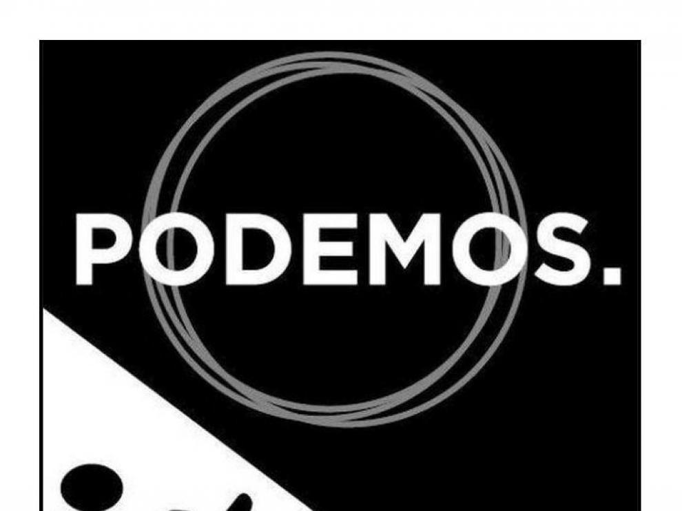Logo que se incluirá en las papeletas de la coalición Podemos, IU y Equo.