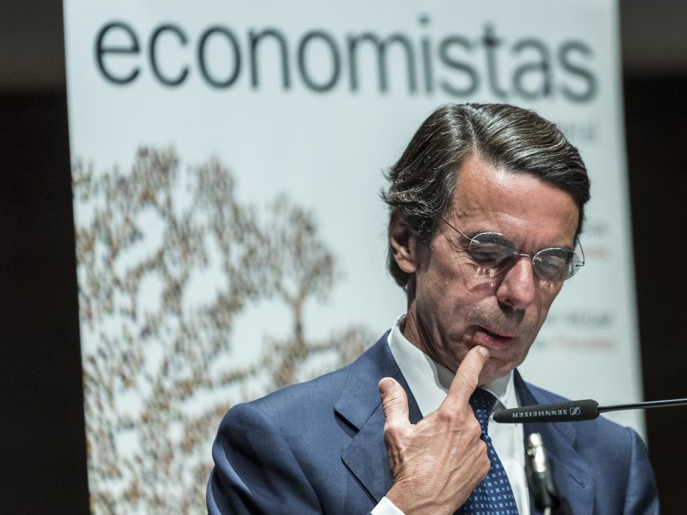 El expresidente del Gobierno y presidente de la Fundación FAES, José María Aznar