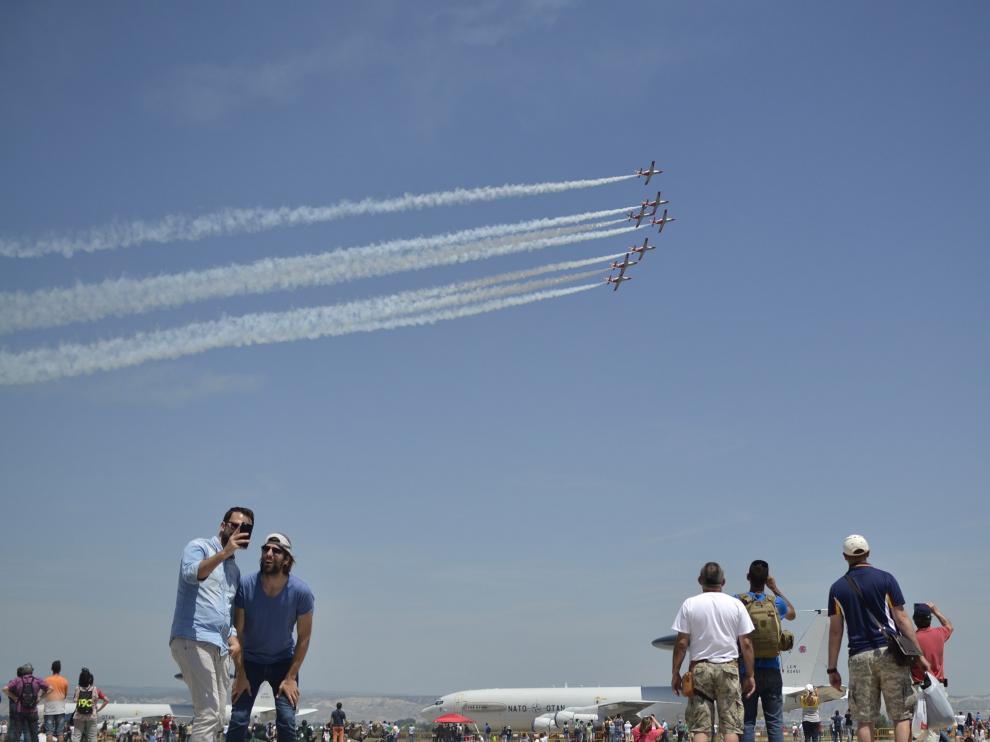 Día de puertas abiertas en la Base Aérea el pasado sábado