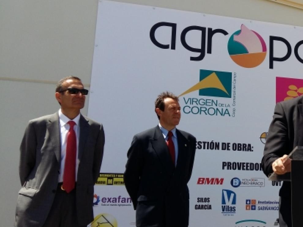 Olona en la inauguración de Agropor.