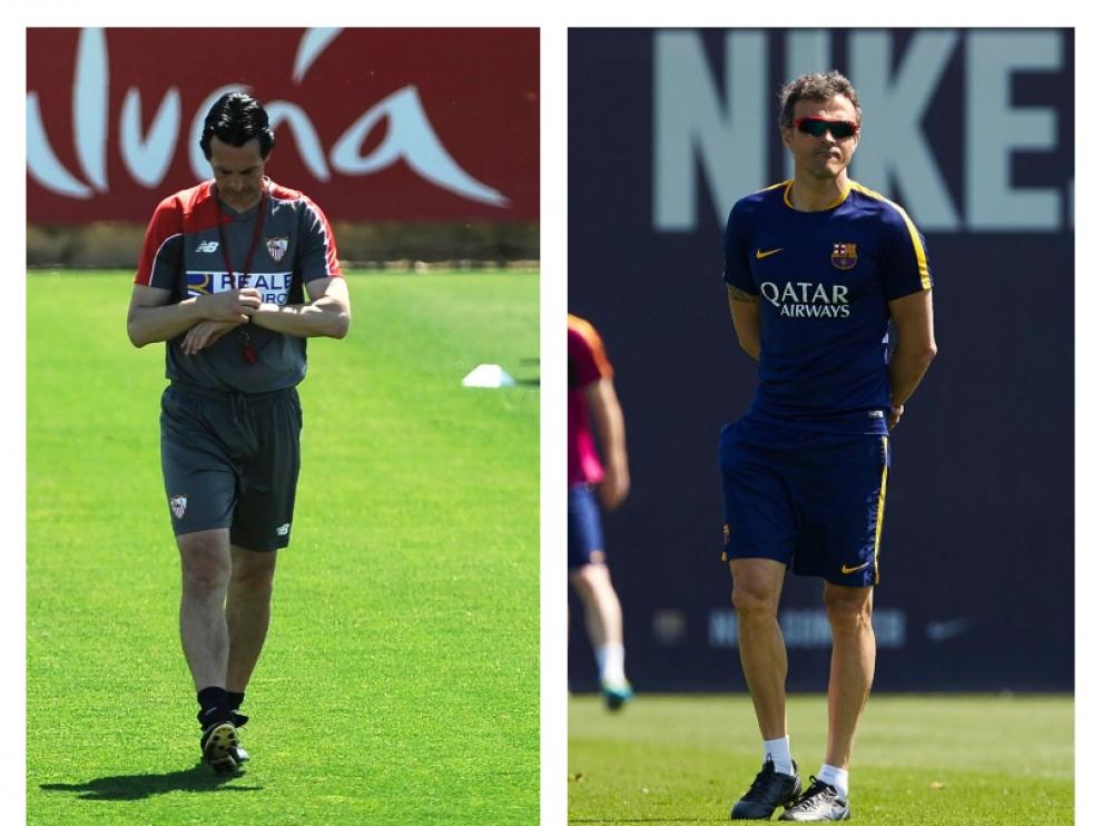 Unai Emery y Luis Enrique