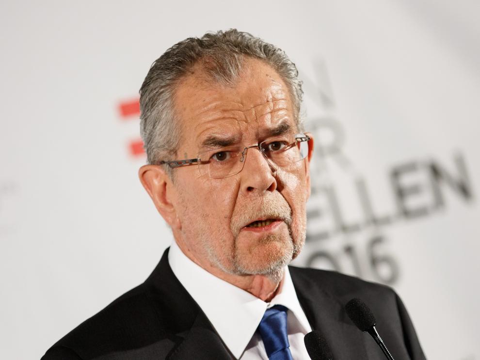 El progresista Alexander Van der Bellen.