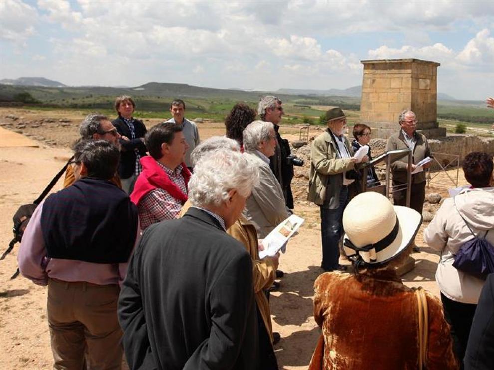 Intregrantes de asociaciones que participan en la organización del evento cultural "Numancia 2017"