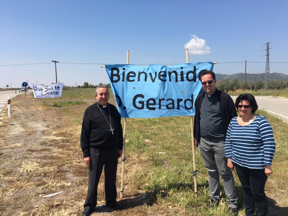 Recibimiento de Gerardo Melgar en el primer pueblo de la Diócesis de Ciudad Real