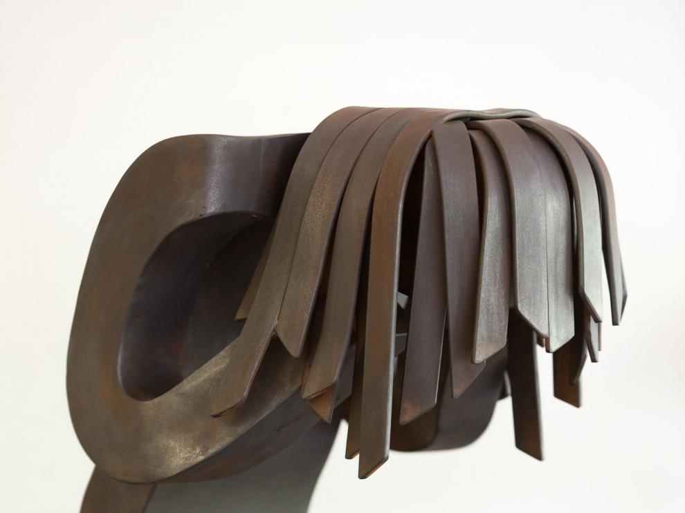 La escultura 'Víctima', de Fernando Clavo Sanz.