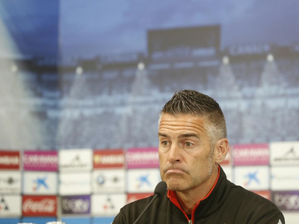 Carreras, durante una rueda de prensa