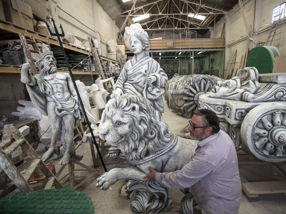 Creación de las figuras en Valencia.