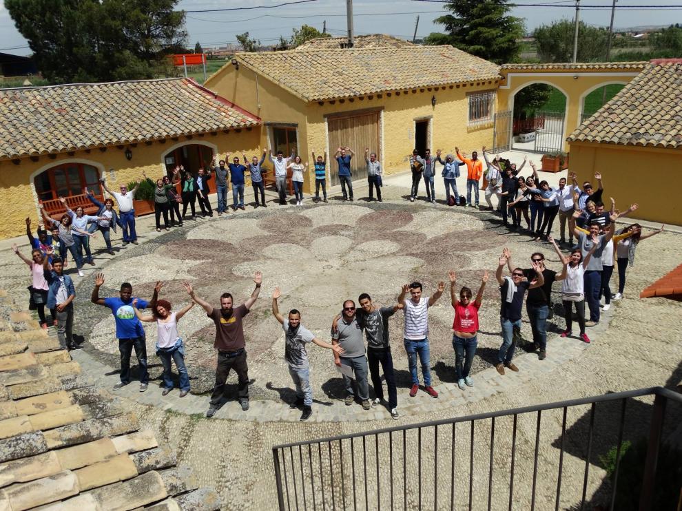 Visita de otras Escuelas E2O a la Granja Escuela Torrevirreina, este martes