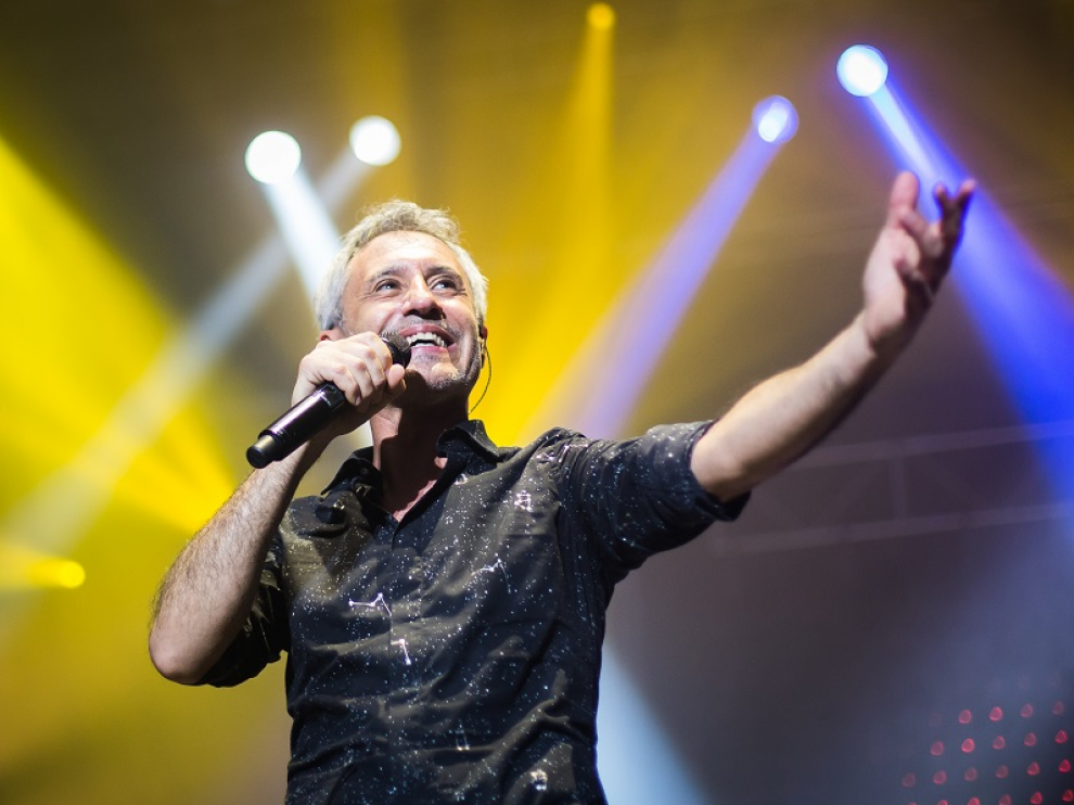 Sergio Dalma en un concierto en el Barclaycard Center de Madrid, dentro de su gira 'Dalma Tour'.