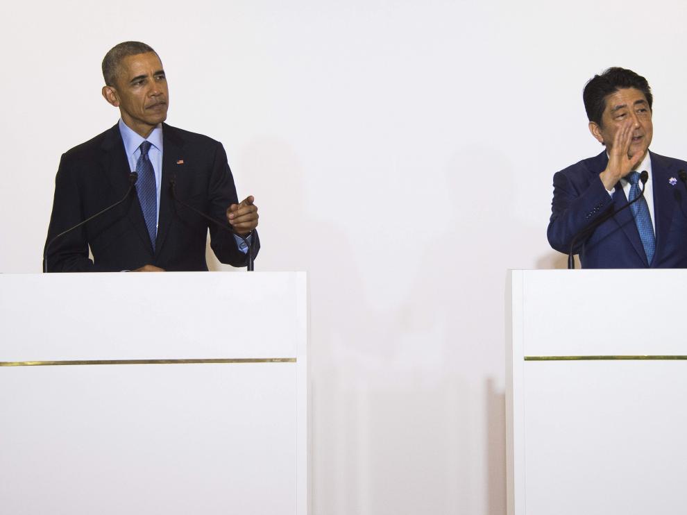 Obama llega a Japón para la cumbre del G7 y visitar Hiroshima