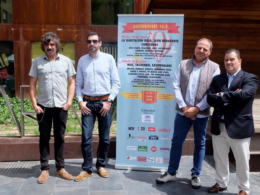 Presentación en Las Armas de Zaragoza del festival Culturefest 16.1 de Tarazona.