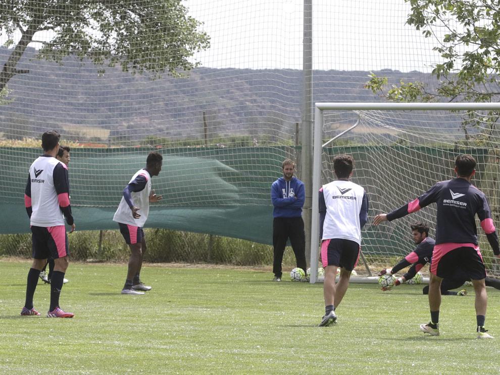 Entrenamiento del Huesca este miércoles