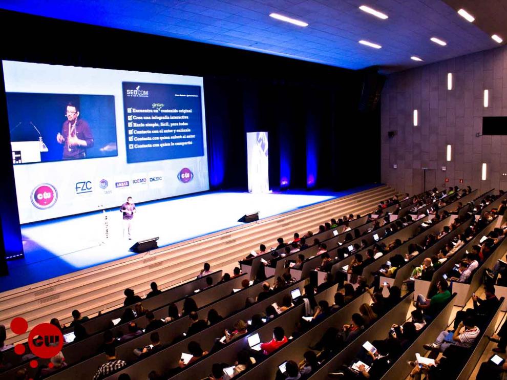 El auditorio del WTC de Zaragoza en la pasada edición.