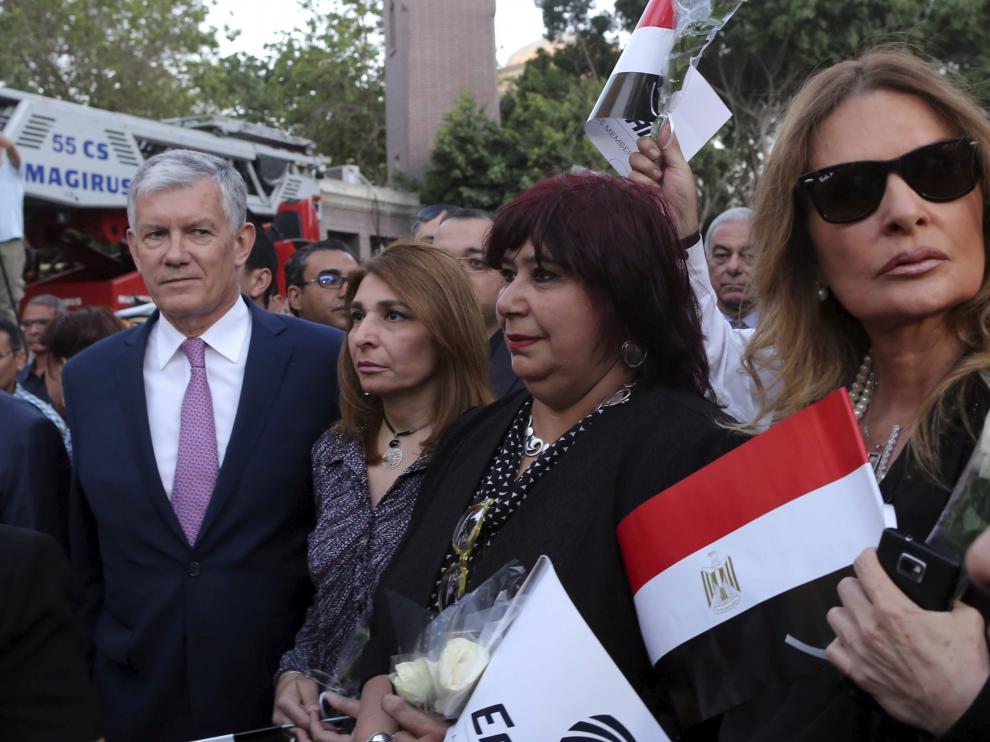 ?Decenas de personas marchan en El Cairo en homenaje a las víctimas del avión de Egyptair