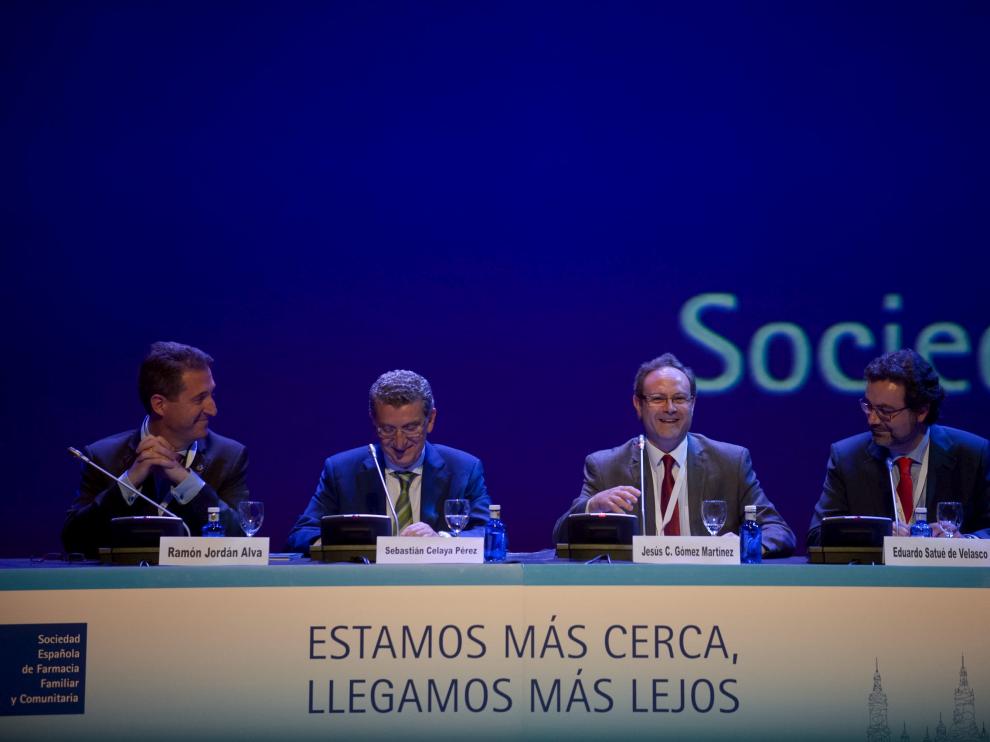 Inauguración del VII Congreso de la Sociedad Española de Farmacia Familiar y Comunitaria en Zaragoza.