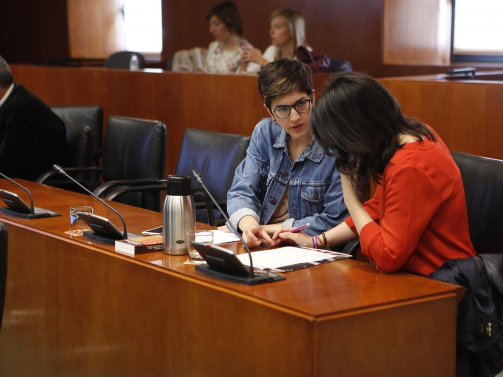 Comisión de Sanidad en las Cortes de Aragón.