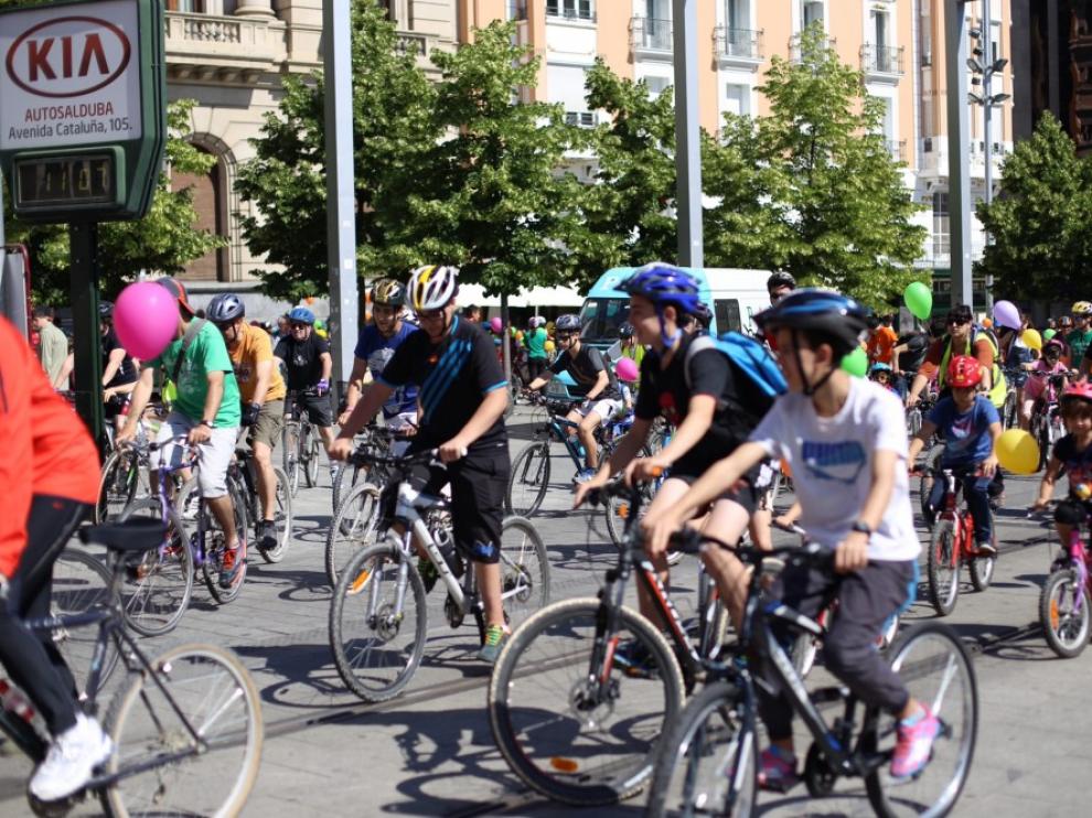 Bicicletada escolar del año pasado.