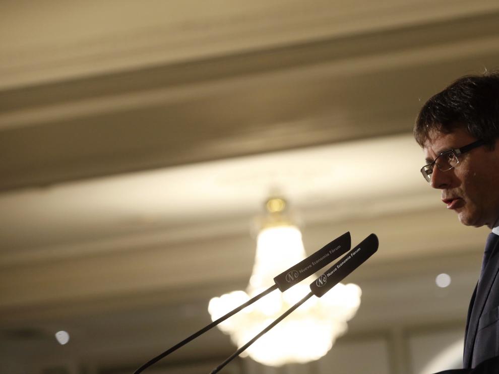 El presidente de la Generalitat catalana, Carles Puigdemont.