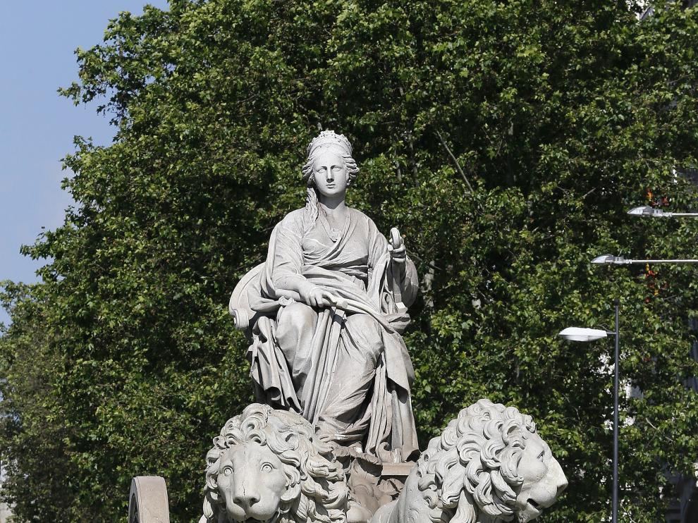 Fuente de Cibeles, en Madrid