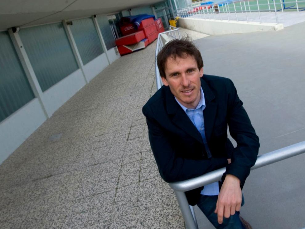 David Cañada, cuando anunció su retirada en 2010.