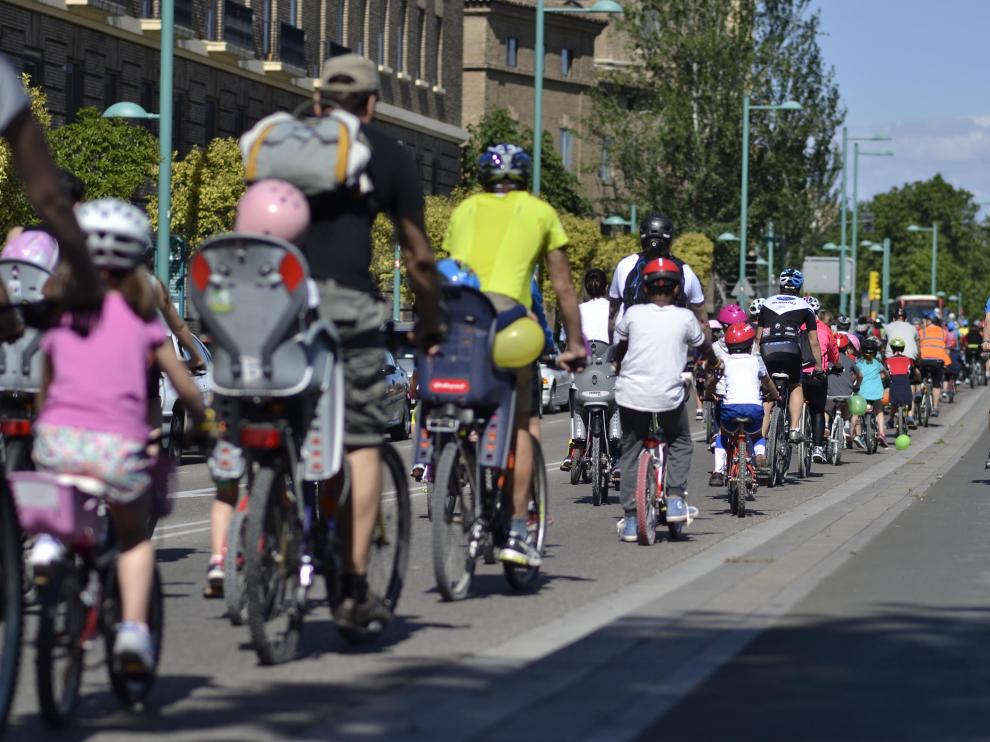 X Bicicletada Escolar en Zaragoza